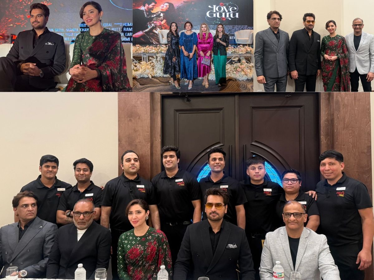 Pakistani Superstars Humayun Saeed and Mahira Khan Grace Houston for the Launch of “Love Guru”