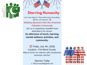 Starring Humanity: Fort Bend Event Honors US Veterans